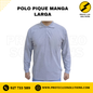Polo Pique Manga Larga