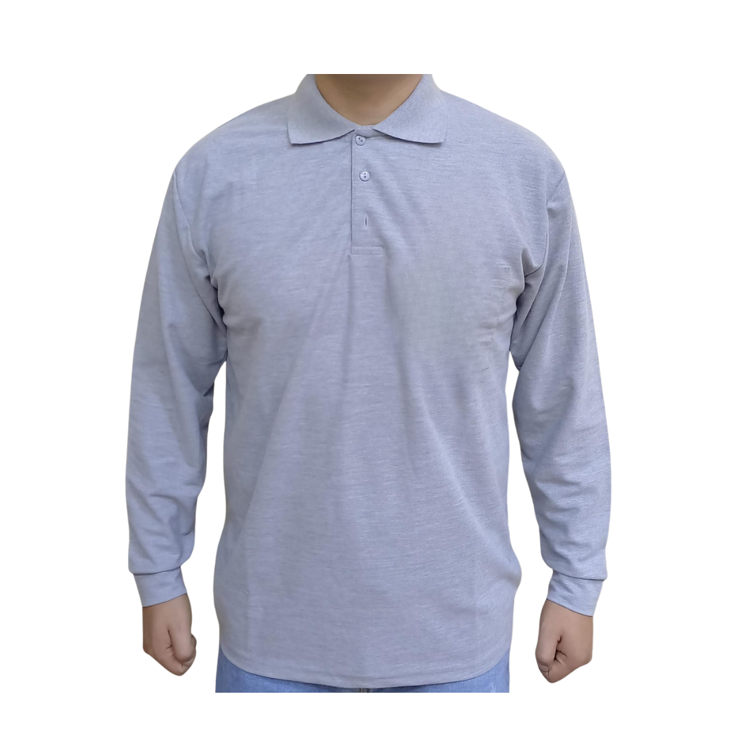 Polo Pique Manga Larga