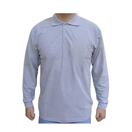 Polo Pique Manga Larga
