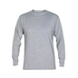 polo gris manga larga