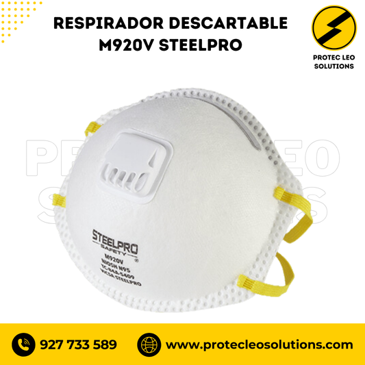 Respirador Descartable M920V Steelpro