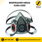Respirador Media Cara 6200 3M