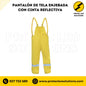 PANTALÓN DE TELA ENJEBADA CON CINTA REFLECTIVA
